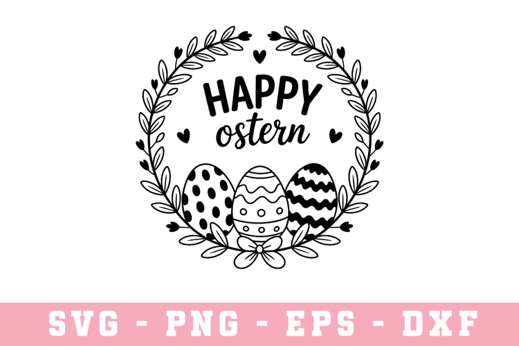 Happy Ostern EggSVG | SVG Cut files | Cricut