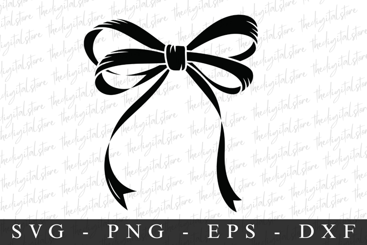 Black Bow Ribbon SVG | SVG Cut files | Cricut