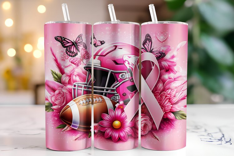 Cancer Awareness Ribbon Tumbler Wrap | Sublimation | Tumbler