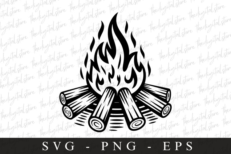 Fire Svg | Camping Svg | Svg Cut Files