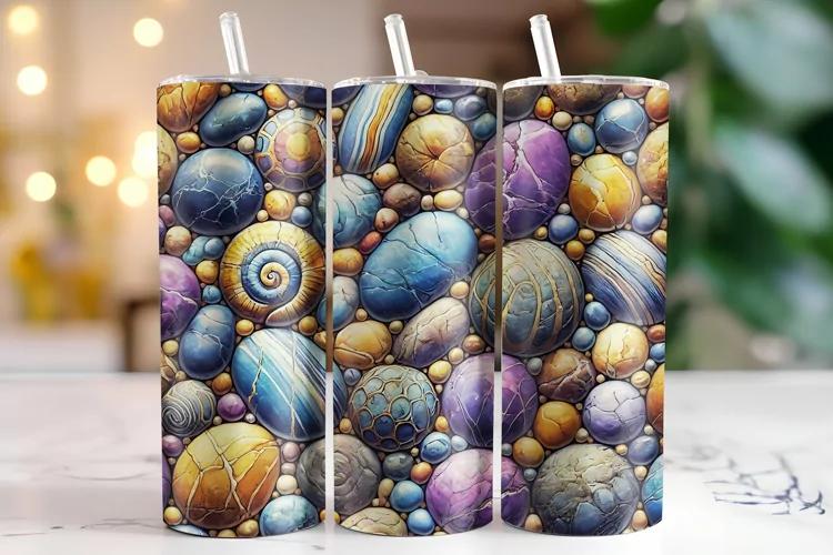 Stones Tumbler Wrap | Sublimation | Tumblers