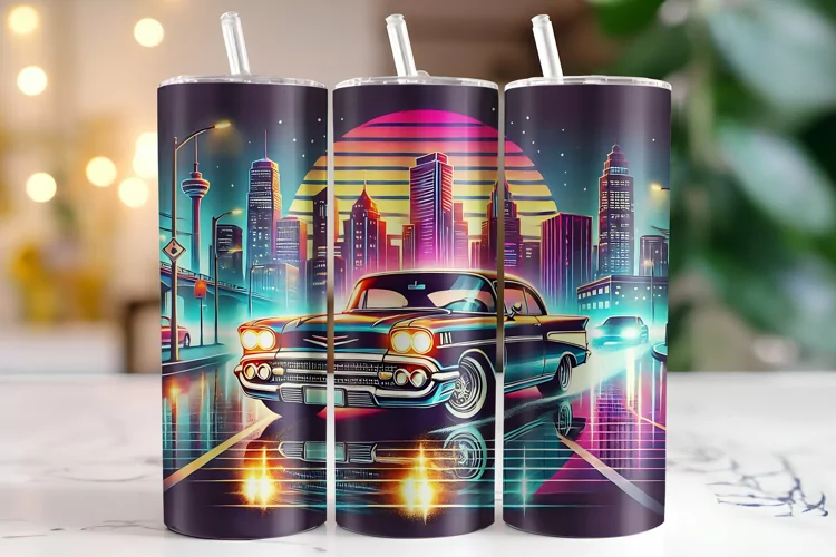 Car Tumbler Wrap | Sublimation | Tumblers