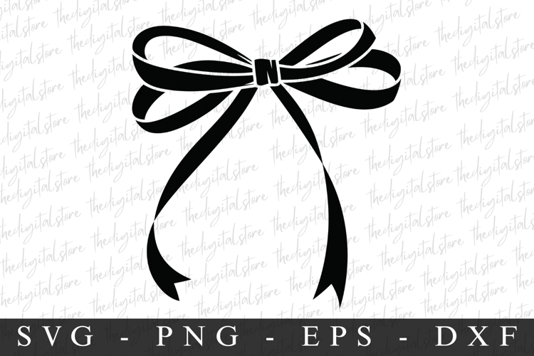 Black Bow Ribbon SVG | SVG Cut files | Cricut