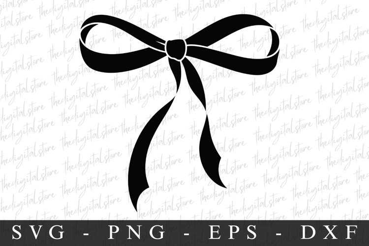 Black Bow Ribbon SVG | SVG Cut files | Cricut