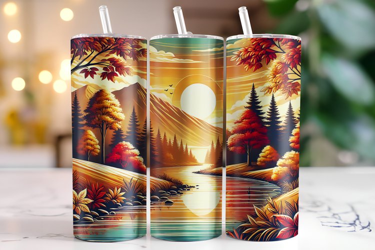 Mountain Tumbler Wrap | Sublimation | Tumblers