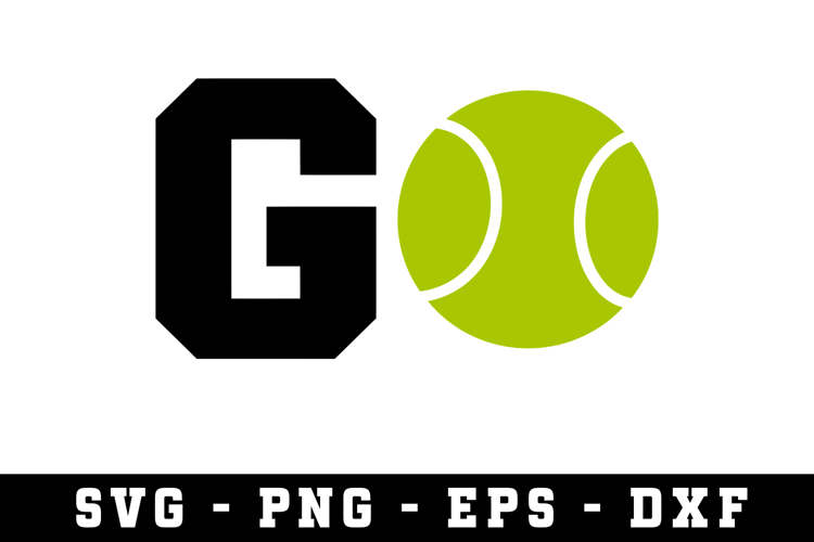 Tennis Ball Go Svg |Tennis SVG Cut files | Cricut