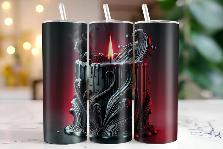 Candle Tumbler Wrap | Sublimation | Tumblers