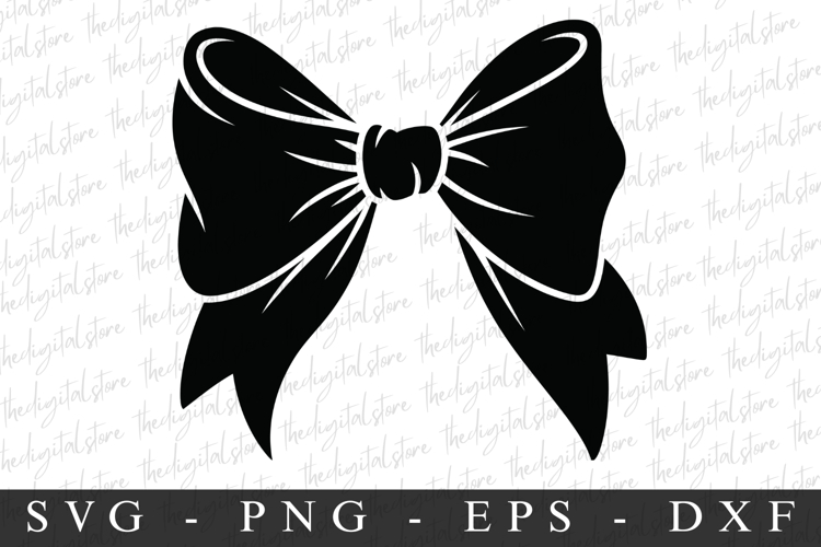 Black Bow Ribbon SVG | SVG Cut files | Cricut