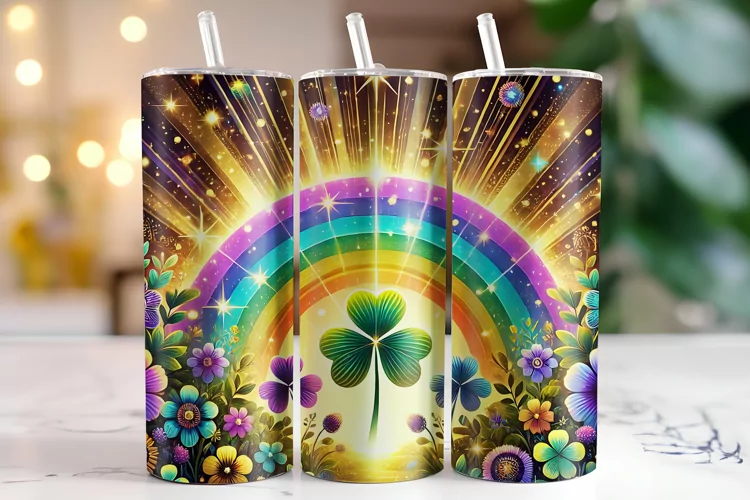 Rainbow Tumbler Wrap | Sublimation | Tumblers