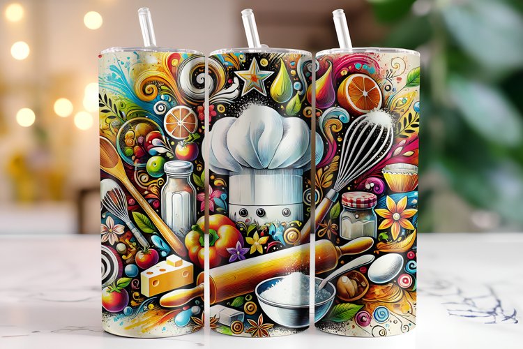 Cooking Tumbler Wrap | Sublimation | Tumblers