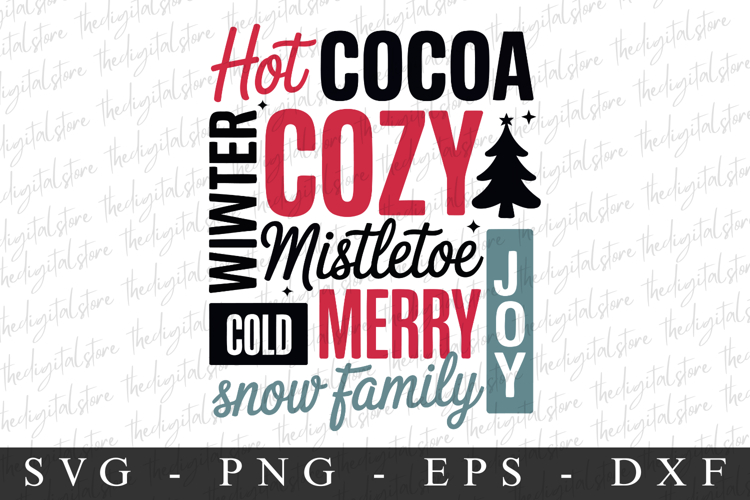 Merry Christmas Tree Svg Image 23