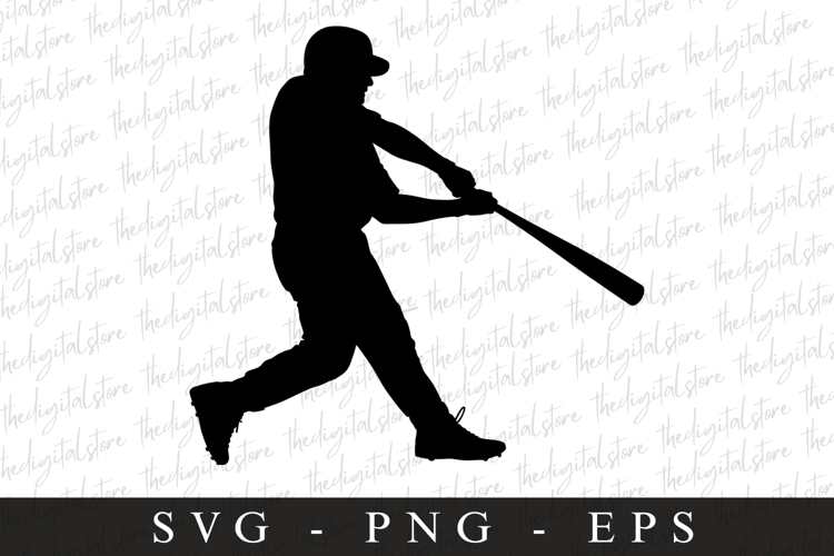 Baseball Player Silhouette Svg Image 15