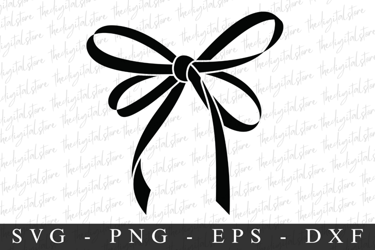 Black Bow Ribbon SVG | SVG Cut files | Cricut