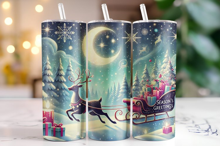 Christmas Tumbler Wrap | Christmas | Sublimation