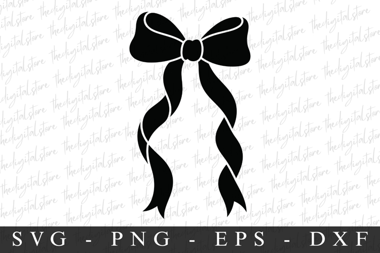 Black Bow Ribbon SVG | SVG Cut files | Cricut