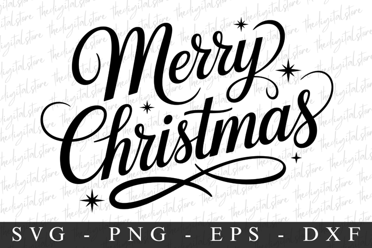 Merry Christmas Tree Svg Image 6