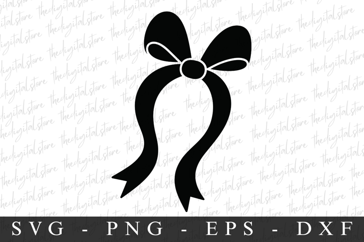 Black Bow Ribbon SVG | SVG Cut files | Cricut