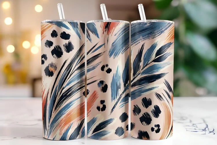 Abstract Tumbler Wrap | Sublimation | Tumblers