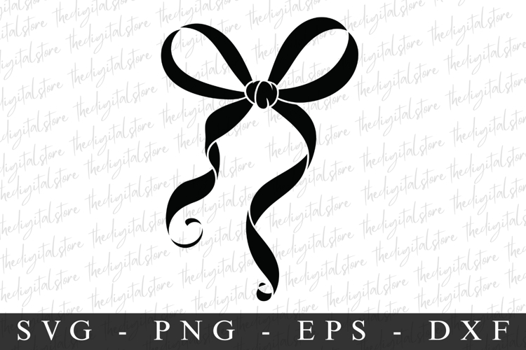 Black Bow Ribbon SVG | SVG Cut files | Cricut