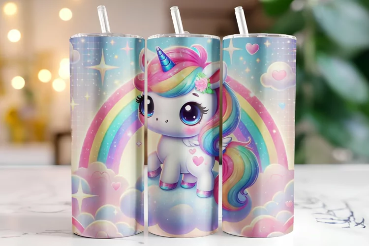 Unicorn Tumbler Wrap | Sublimation | Tumblers