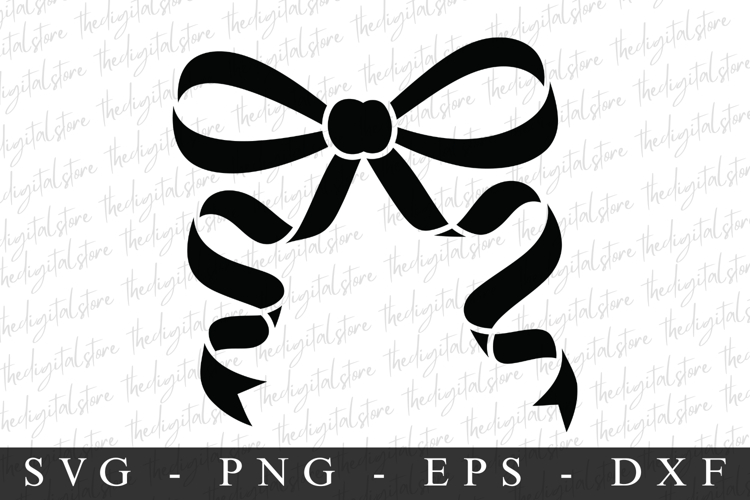 Black Bow Ribbon SVG | SVG Cut files | Cricut