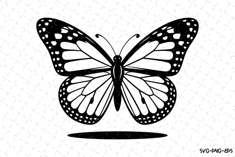 Silhouette Butterfly Svg Image 7