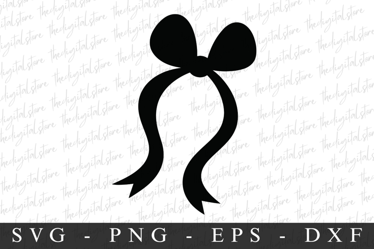 Black Bow Ribbon SVG | SVG Cut files | Cricut