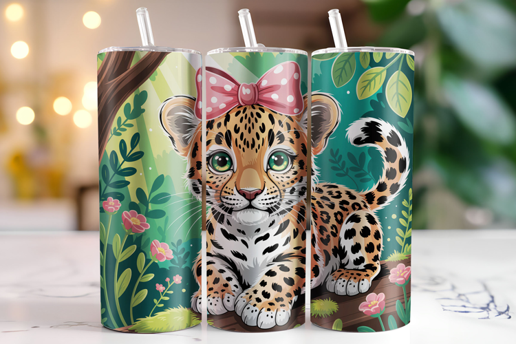 Tiger Tumbler Wrap | Sublimation | Tumblers