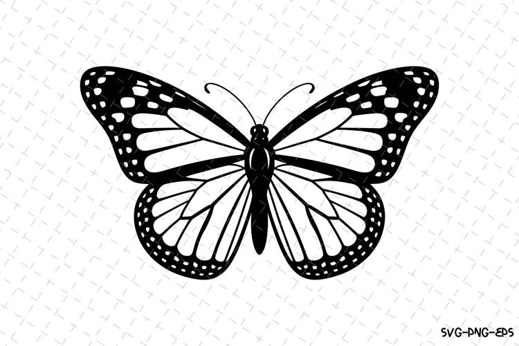 Silhouette Butterfly Svg Image 8