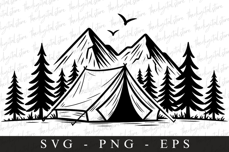 Cricut Camping Svg Image 2