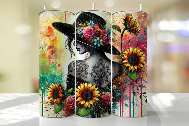 Girl Tumbler Wrap | Sublimation | Tumblers