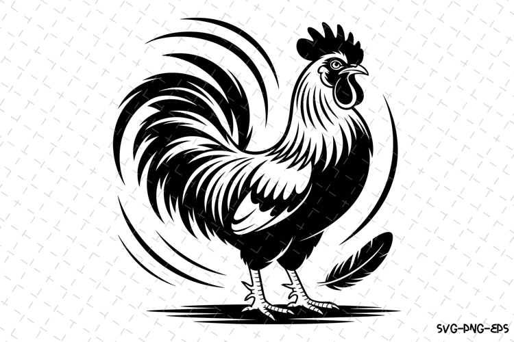 Rooster Silhouette Image 24