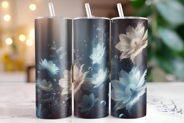 Flowers 20oz Tumbler Wrap Sublimation
