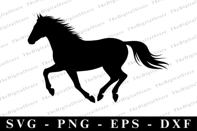 Horse Silhouette Image 17