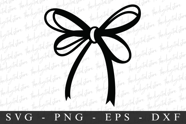 Black Bow Ribbon SVG | SVG Cut files | Cricut