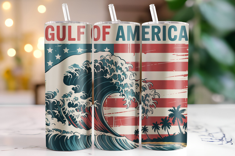 Gulf of America Tumbler | 4th of July Tumbler Wrap