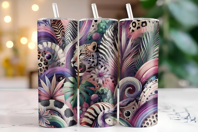Leopard Tumbler Wrap | Sublimation | Tumblers