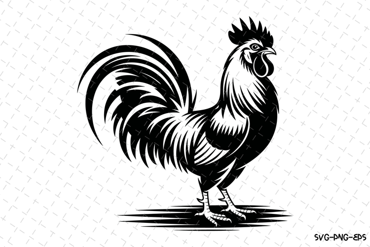 Rooster Silhouette Image 22