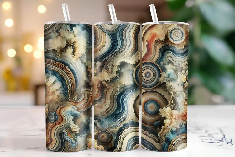 Marble Tumbler Wrap | Sublimation | Tumblers