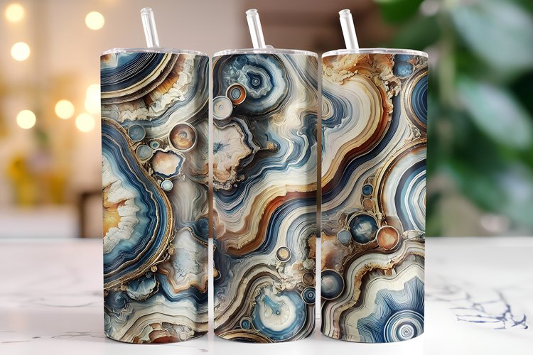 Marble Tumbler Wrap | Sublimation | Tumblers example image 1