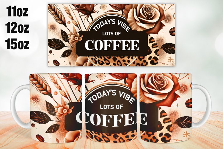 Coffee Mug Wrap Sublimation 11oz, 12oz, 15oz