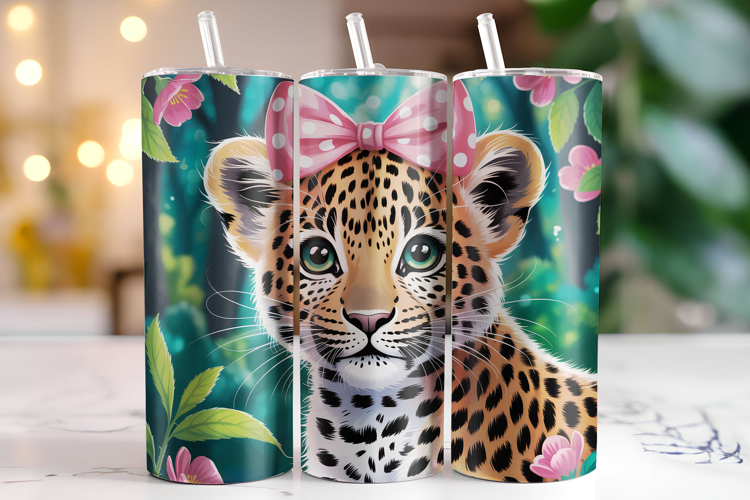 Tiger Tumbler Wrap | Sublimation | Tumblers