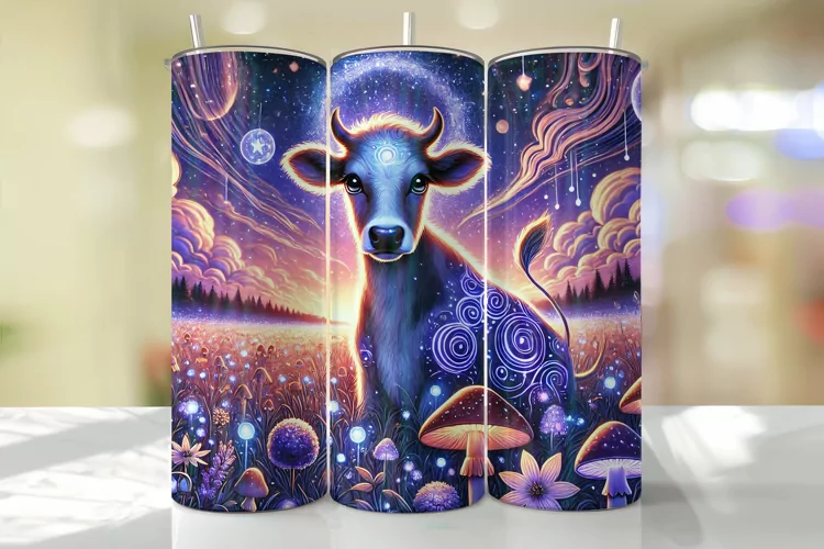 Cow Tumbler Wrap | Sublimation | Tumblers