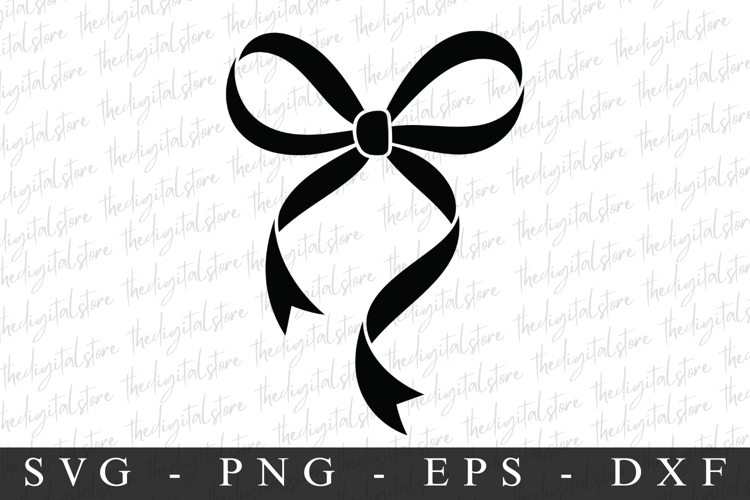Black Bow Ribbon SVG | SVG Cut files | Cricut