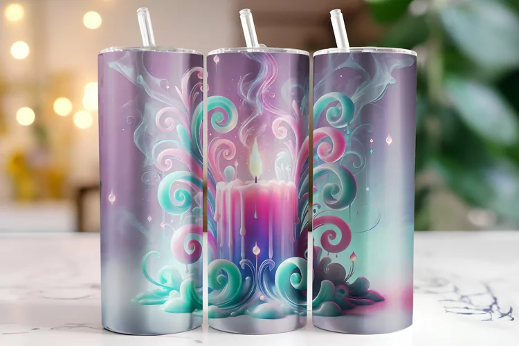 Candle Tumbler Wrap | Sublimation | Tumblers