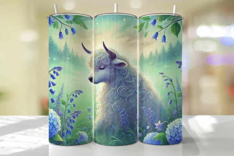 Bull Tumbler Wrap | Sublimation | Tumblers
