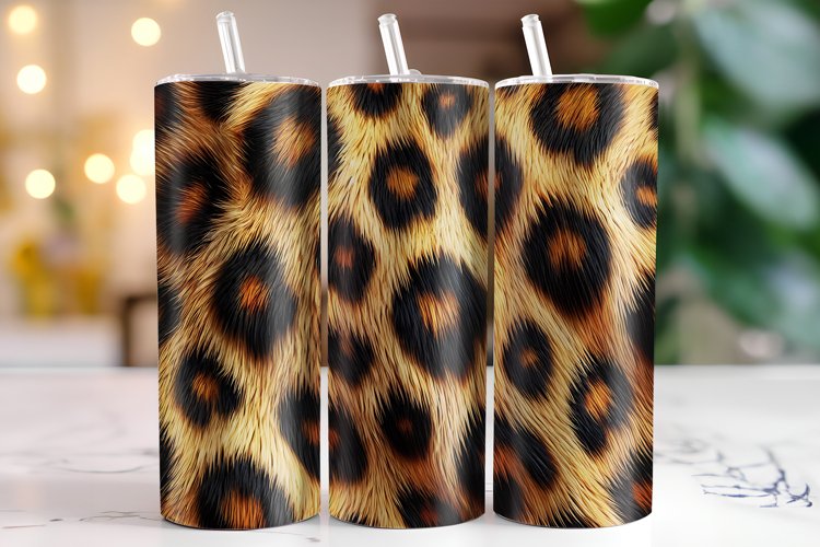 Leopard Tumbler Wrap | Sublimation | Tumblers example image 1