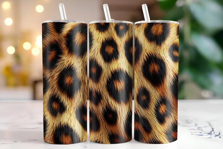 Leopard Tumbler Wrap | Sublimation | Tumblers