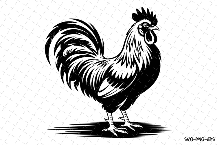 Rooster Silhouette Image 23