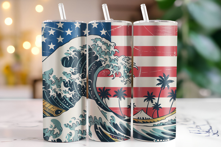 Gulf of America Tumbler | 4th of July Tumbler Wrap